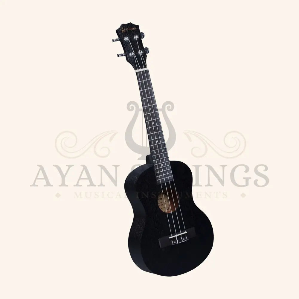 Heartland Festival Concert Ukulele Mahogany Black - Stringed Instruments