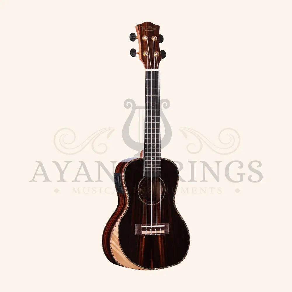 Heartland Festival Concert Ukulele Mahogany Black - Stringed Instruments