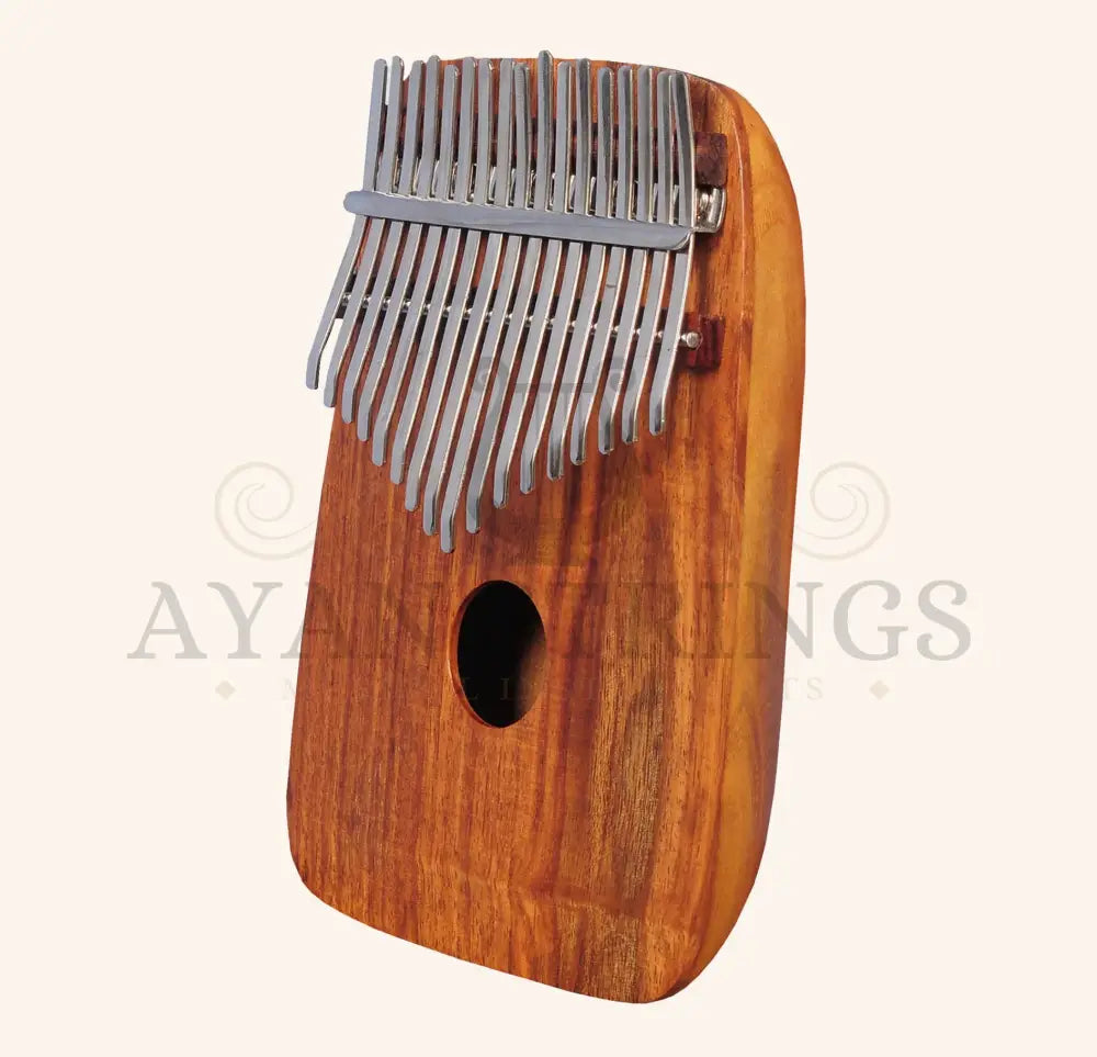 Heartland Mulberry Round back Thumb Piano African Kalimba Mbira with Rosewood Top