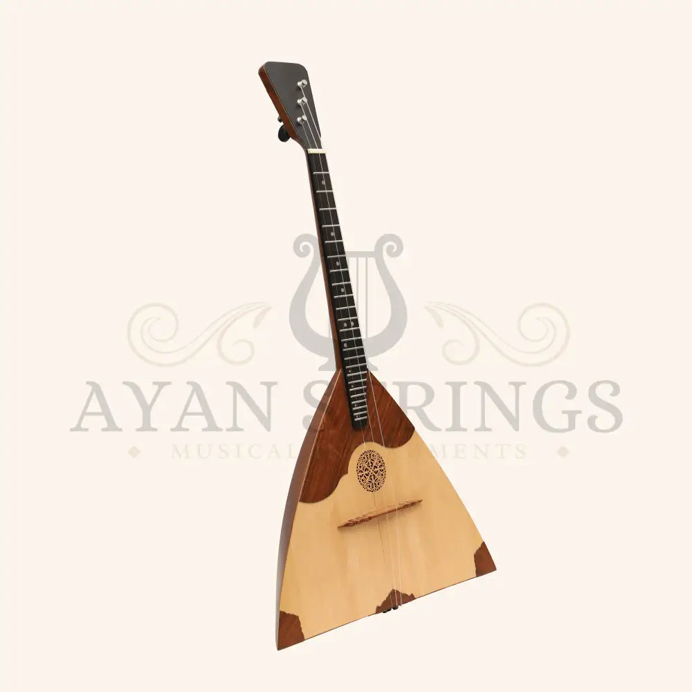 Heartland Russian Prima Balalaika 3 String Left Handed - Rosewood/Lacewood - Stringed Instruments