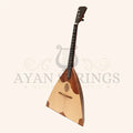 Heartland Russian Prima Balalaika 3 String Right Handed - Rosewood/Lacewood - Stringed Instruments