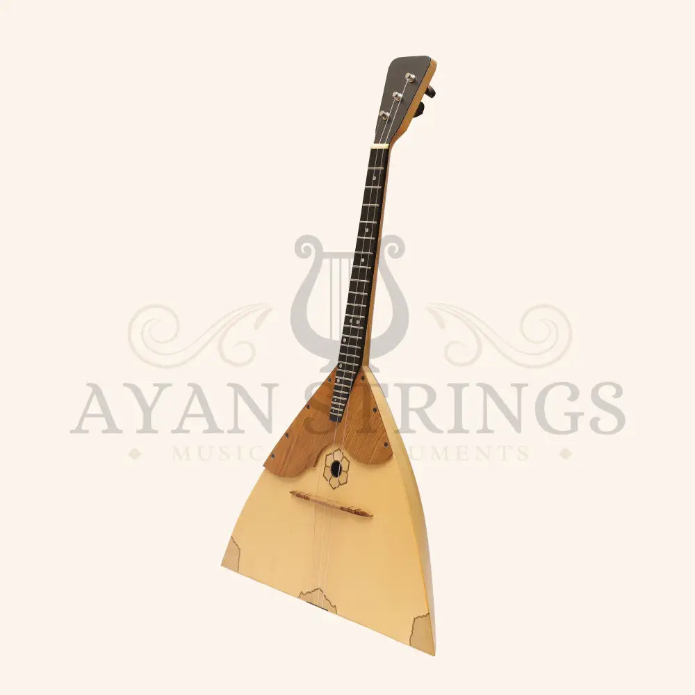 Heartland Russian Prima Balalaika Deluxe 3 String Left Handed - Walnut/Maple - Stringed Instruments