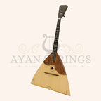 Heartland Russian Prima Balalaika Deluxe 3 String Right Handed - Walnut - Stringed Instruments