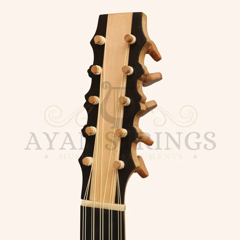 Heartland Sellas Baroque Guitar 5 Course Lacewood - Stringed Instruments