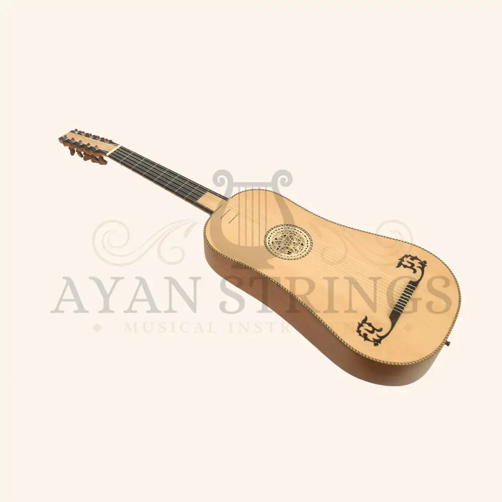 Heartland Sellas Baroque Guitar 5 Course Left Hand Rosewood - Stringed Instruments