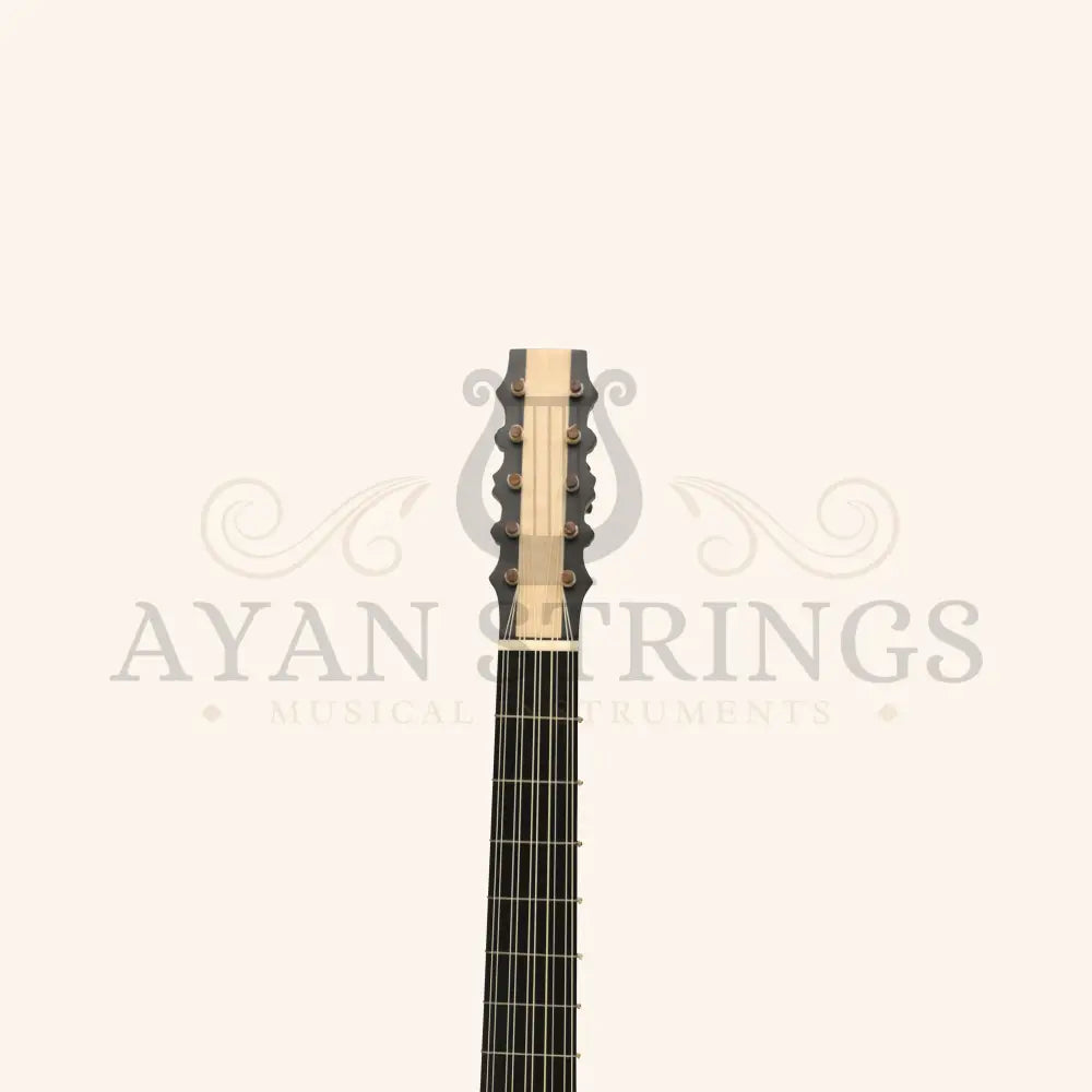 Heartland Sellas Baroque Guitar 5 Course Left Hand Variegated Walnut Rosewood - Stringed Instruments