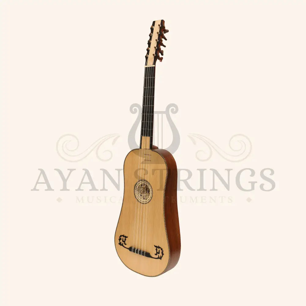 Heartland Sellas Baroque Guitar 5 Course Right Hand Rosewood - Stringed Instruments