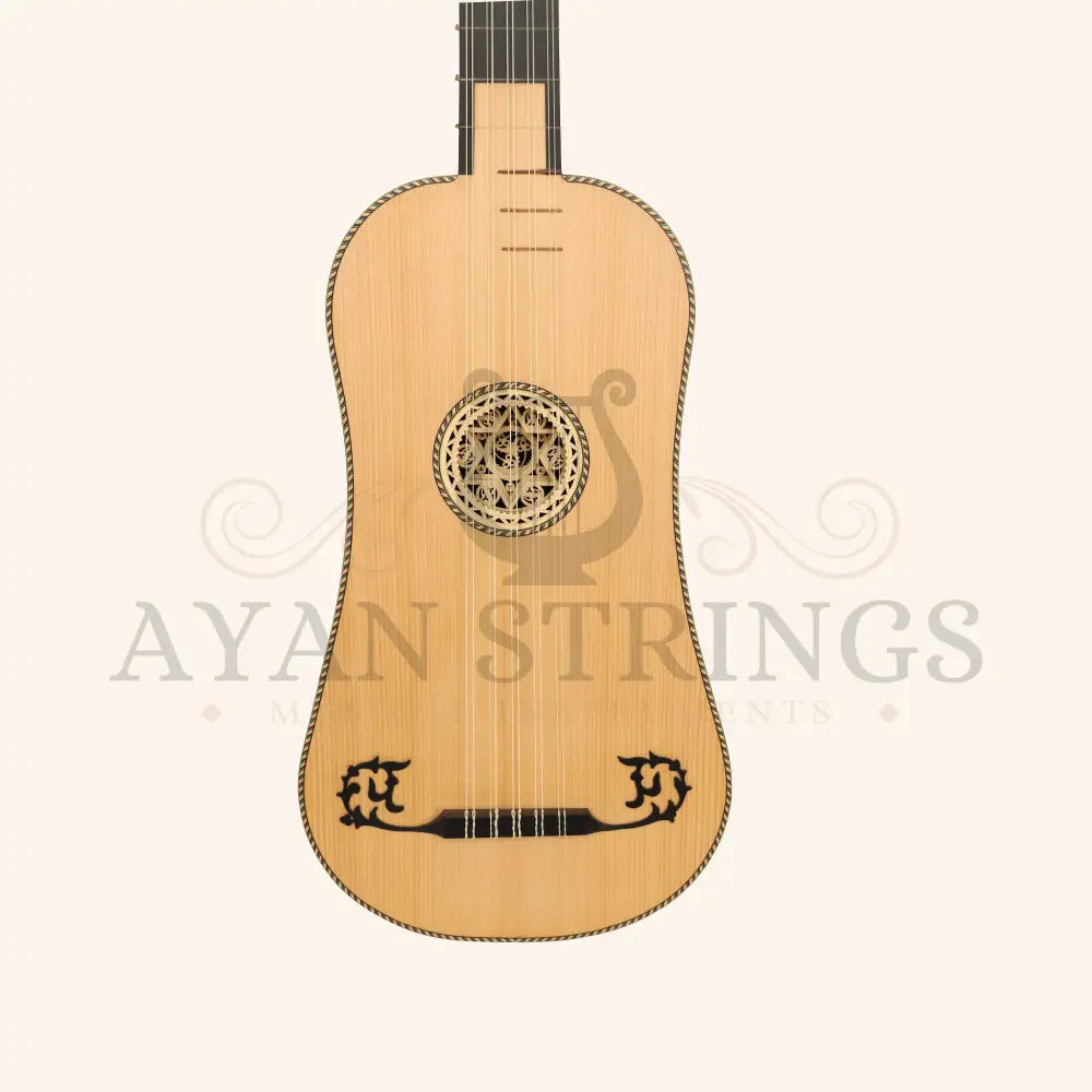 Heartland Sellas Baroque Guitar 5 Course Right Hand Rosewood - Stringed Instruments
