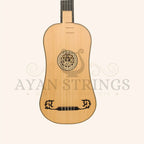 Heartland Sellas Baroque Guitar 5 Course Right Hand Rosewood - Stringed Instruments