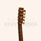 Heartland Sellas Baroque Guitar 5 Course Variegated Walnut Ebony - Stringed Instruments