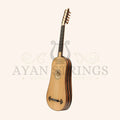 Heartland Sellas Baroque Guitar 5 Course Variegated Walnut Ebony - Stringed Instruments