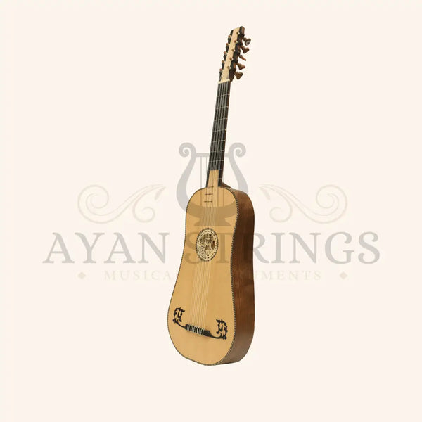 Heartland Sellas Baroque Guitar 5 Course Walnut Left Hand - Stringed Instruments