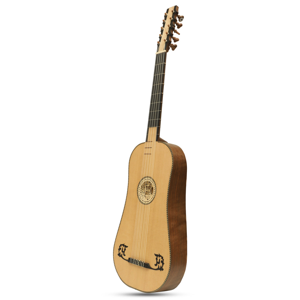 Heartland Sellas Baroque Guitar, 5 Course Walnut Left Hand
