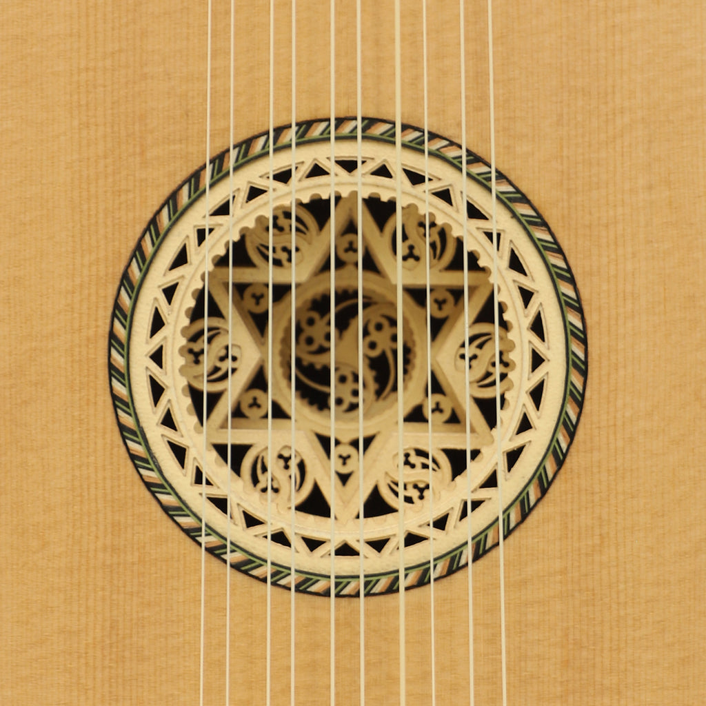 Heartland Sellas Baroque Guitar, 5 Course Walnut Left Hand