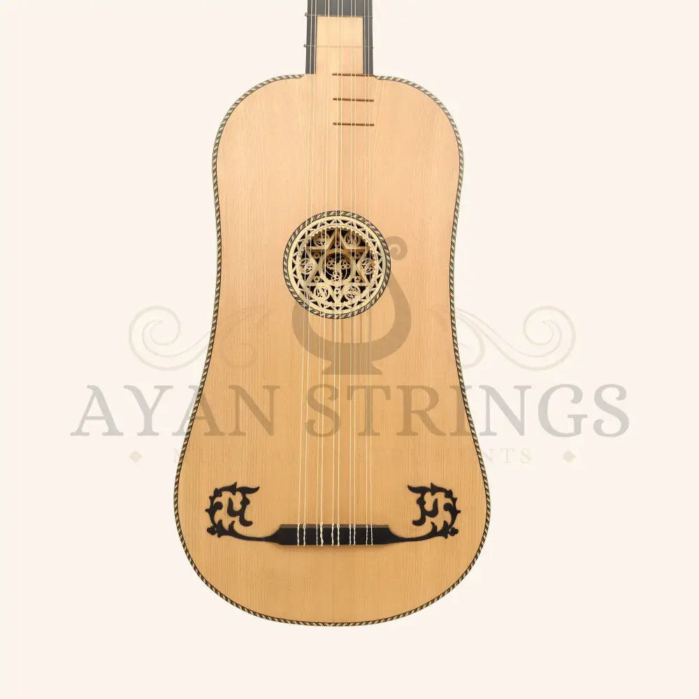 Heartland Sellas Baroque Guitar 5 Course Walnut - Stringed Instruments