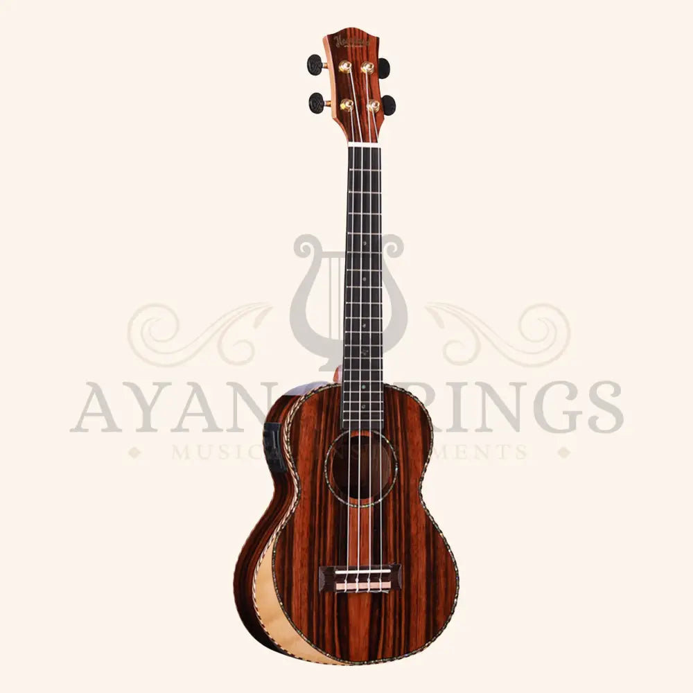 Heartland Tenor Ukulele Ebony with EQ - Stringed Instruments