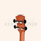 Heartland Tenor Ukulele Ebony with EQ - Stringed Instruments