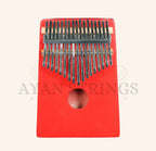 Heartland Thumb Piano African Kalimba Mbira Red