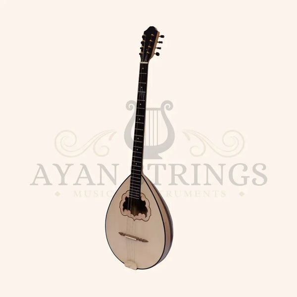 Heartland Traditional Greek Bouzouki variegated Maple Walnut - Stringed Instruments