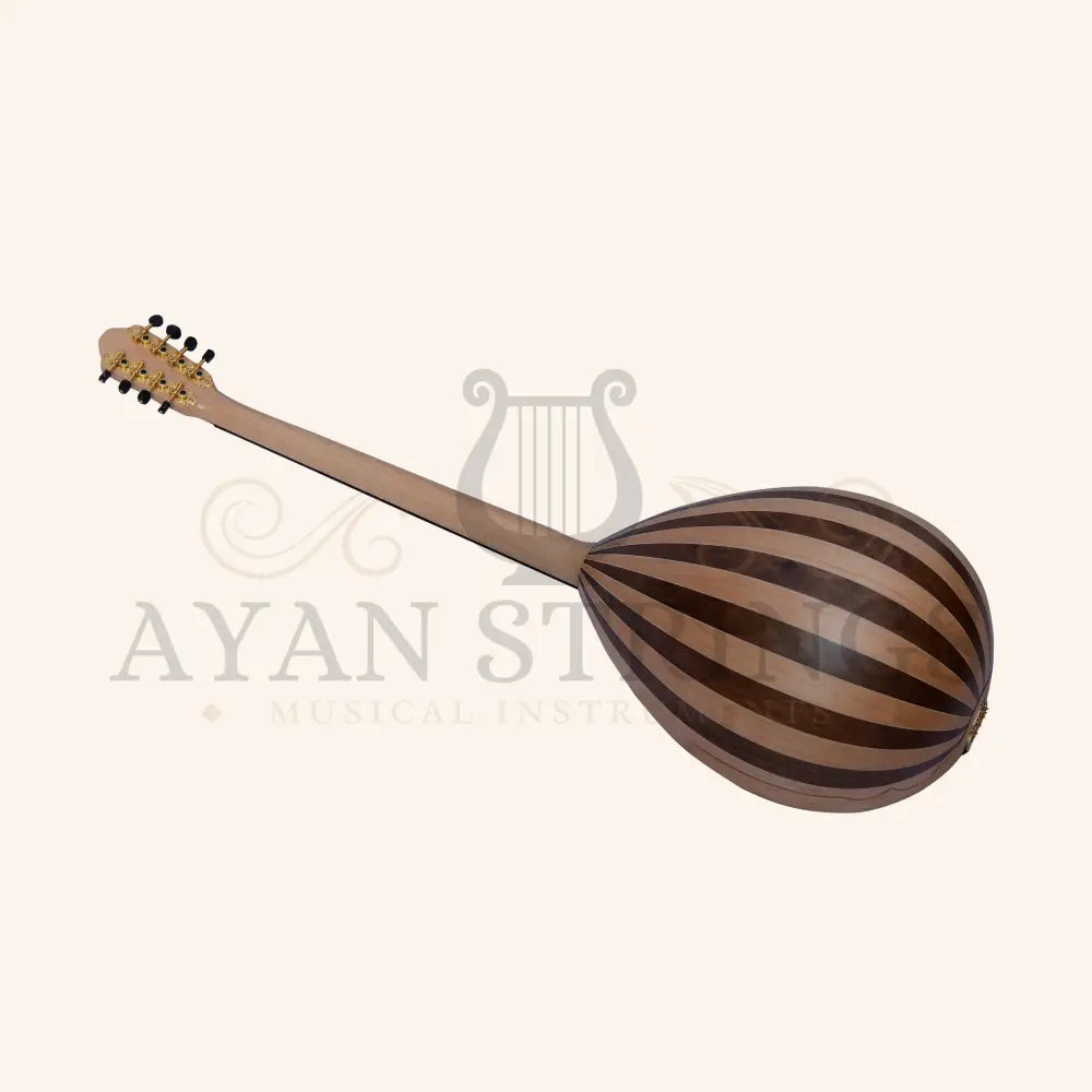 Heartland Traditional Greek Bouzouki variegated Maple Walnut - Stringed Instruments