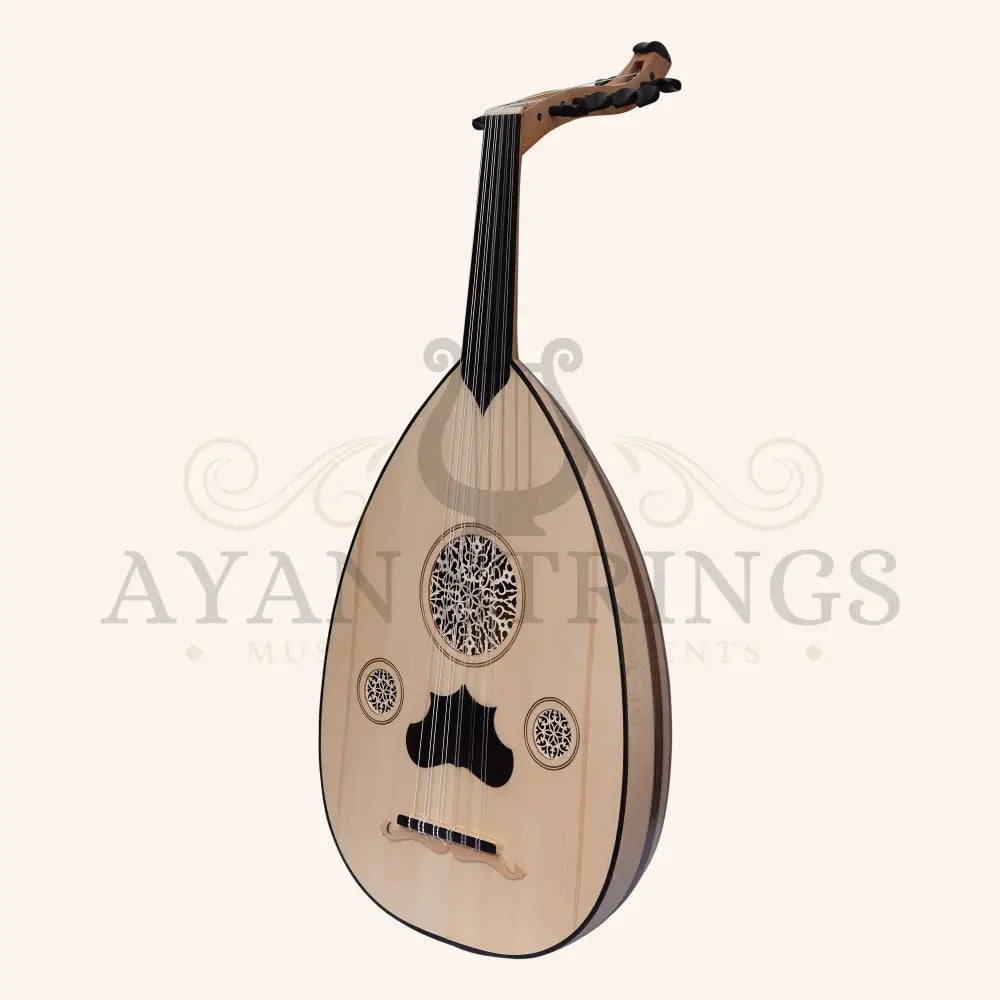 Heartland Turkish Oud 11 Strings Variegated Lacewood Walnut - Stringed Instruments