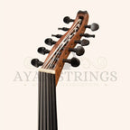 Heartland Turkish Oud 11 Strings Variegated Rosewood Walnut - Stringed Instruments