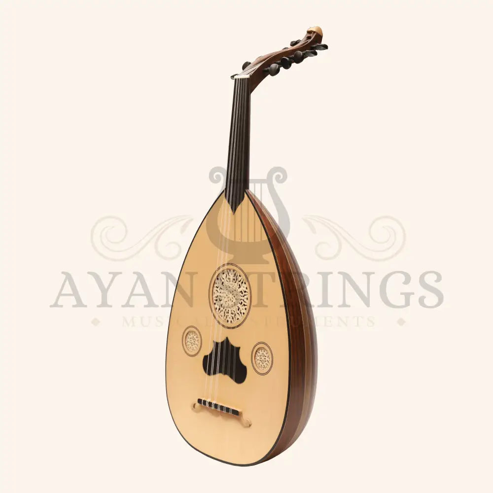 Heartland Turkish Variegated Oud 11 String - Rosewood Walnut - Stringed Instruments