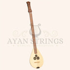 Heartland Wildwood Dulcimer Banjo 4 String Rosewood Left Hand - Stringed Instruments