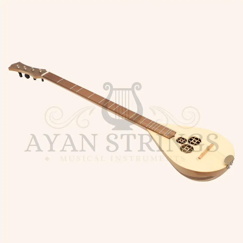 Heartland Wildwood Dulcimer Banjo 4 String Variegated Walnut Lacewood Left Hand - Stringed Instruments