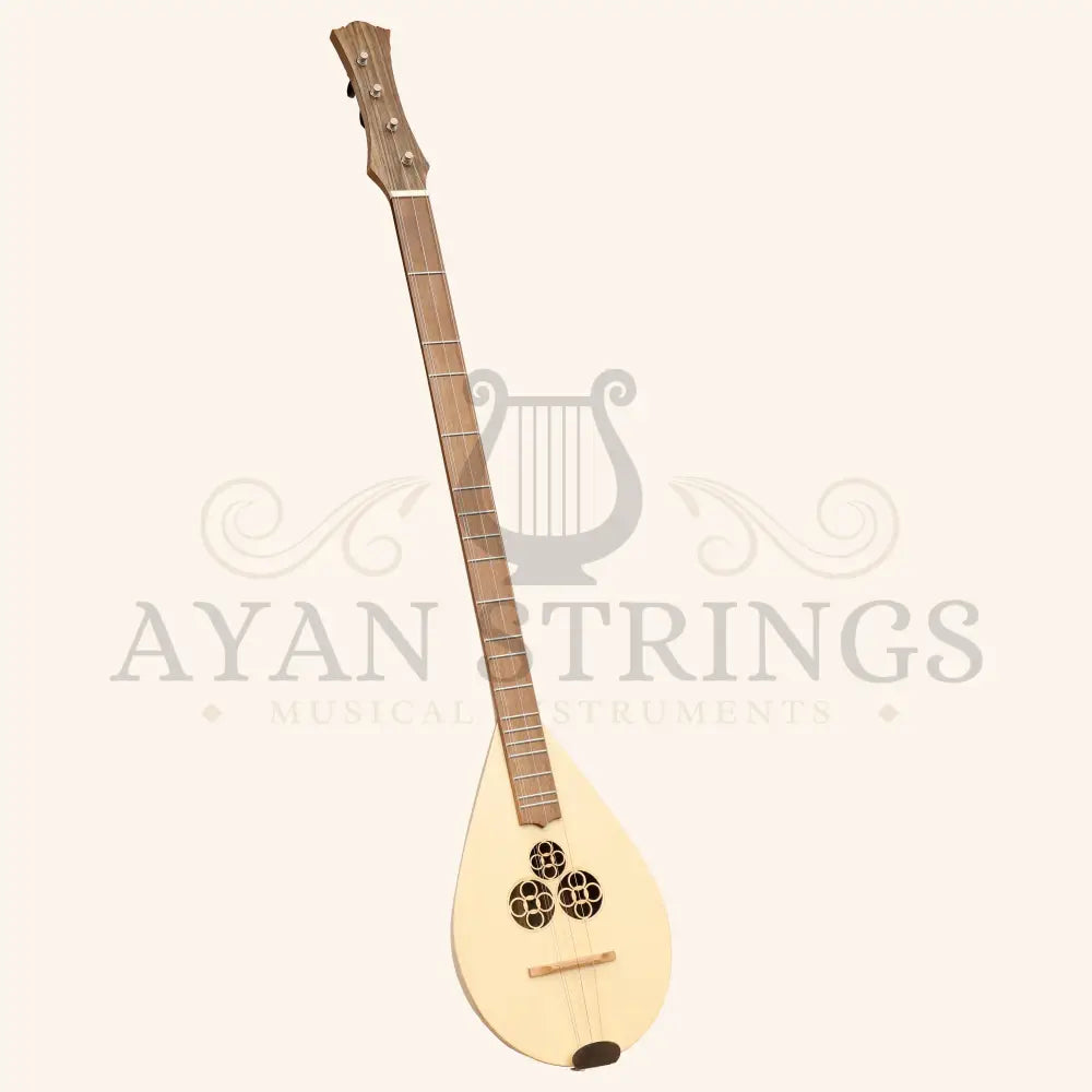 Heartland Wildwood Dulcimer Banjo 4 String Variegated Walnut Lacewood Left Hand - Stringed Instruments