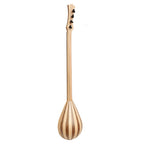 Heartland Wildwood Dulcimer Banjo, 4 String Variegated Walnut Lacewood Left Hand