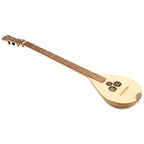 Heartland Wildwood Dulcimer Banjo, 4 String Variegated Walnut Lacewood Left Hand