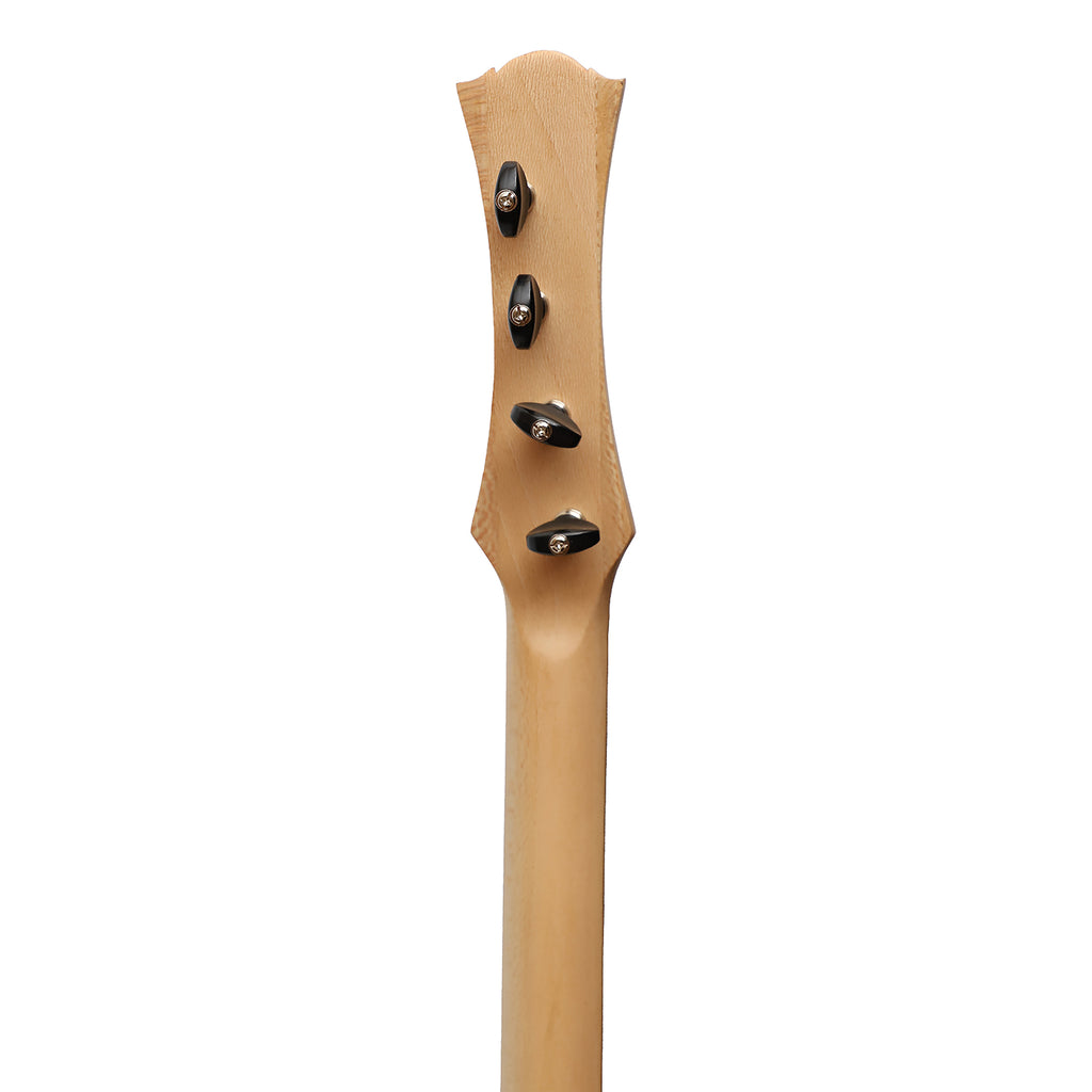Heartland Wildwood Dulcimer Banjo, 4 String Variegated Walnut Lacewood Left Hand