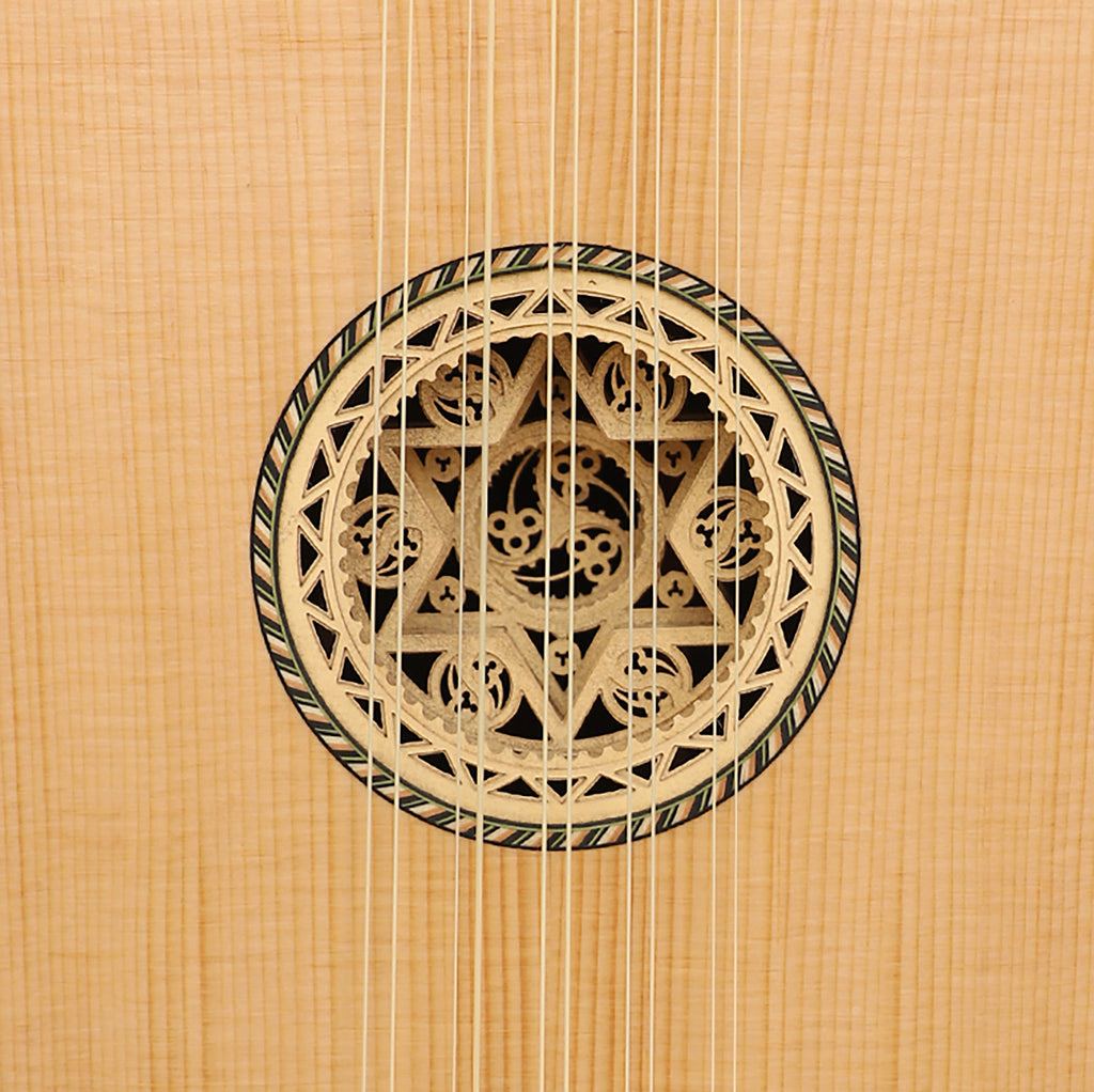 Heartland Sellas Baroque Guitar, 5 Course Lacewood