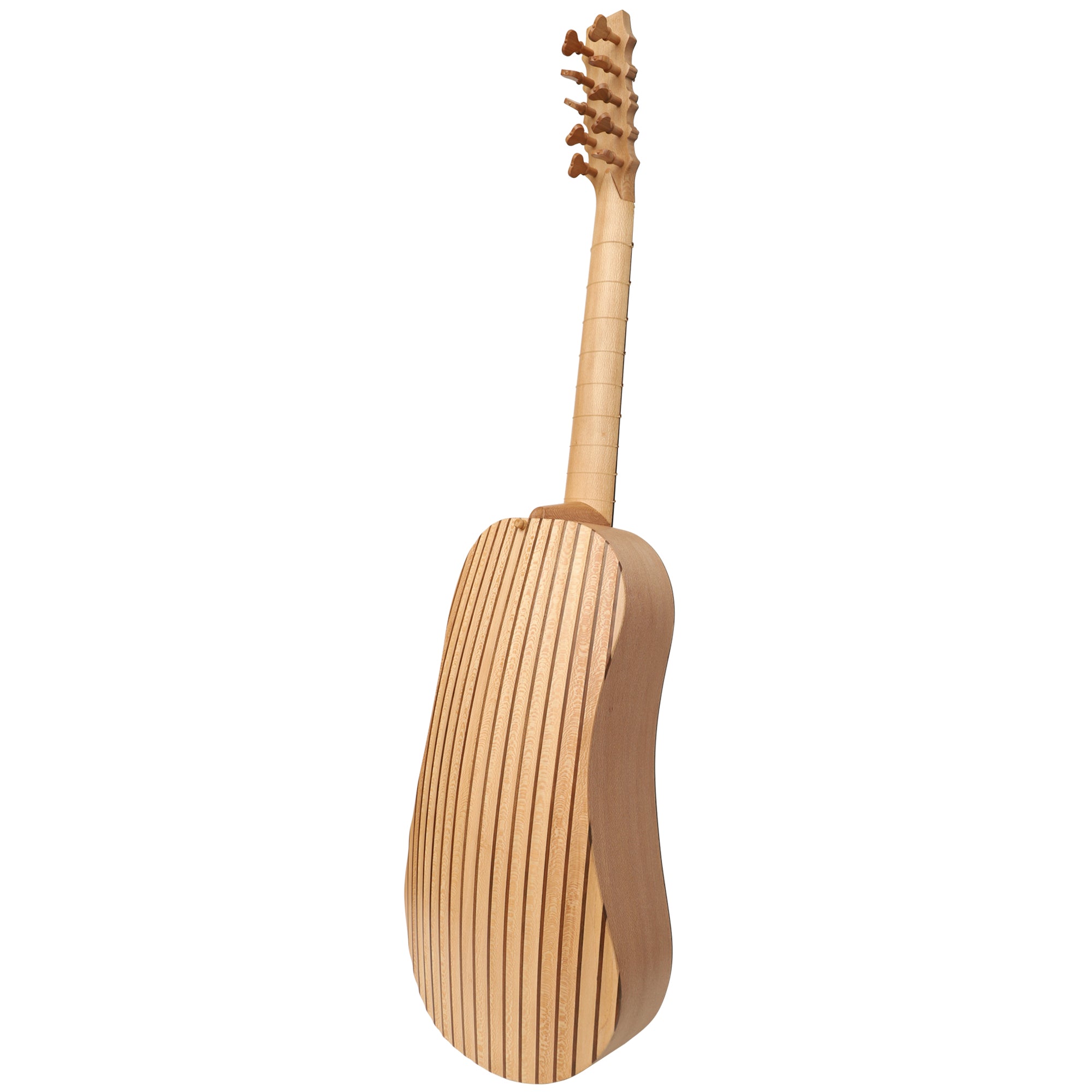 Heartland Sellas Baroque Guitar, 5 Course Lacewood