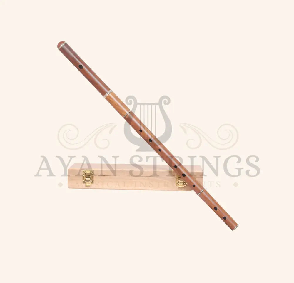 Irish Flute D tune Rosewood With Tuning Slide with Wooden Case