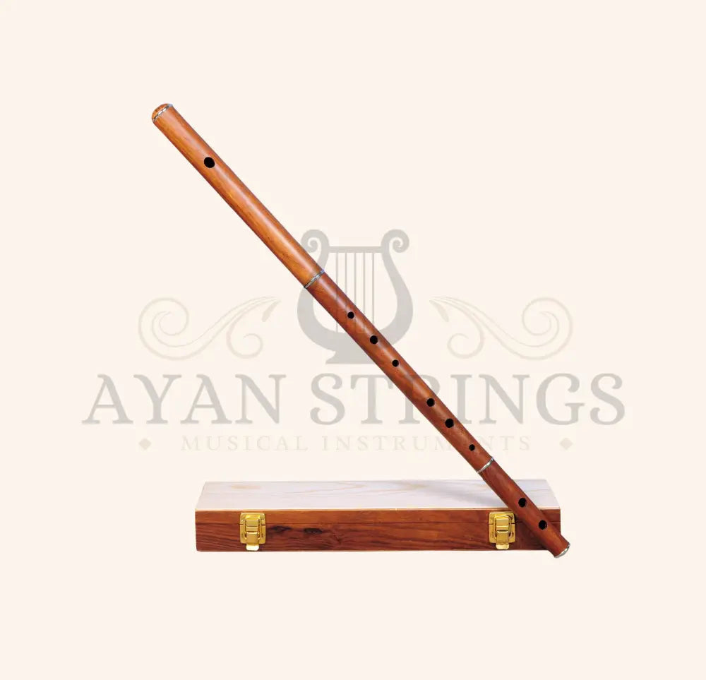 Irish Flute D tune Rosewood Without Tuning Slide with Wooden Case