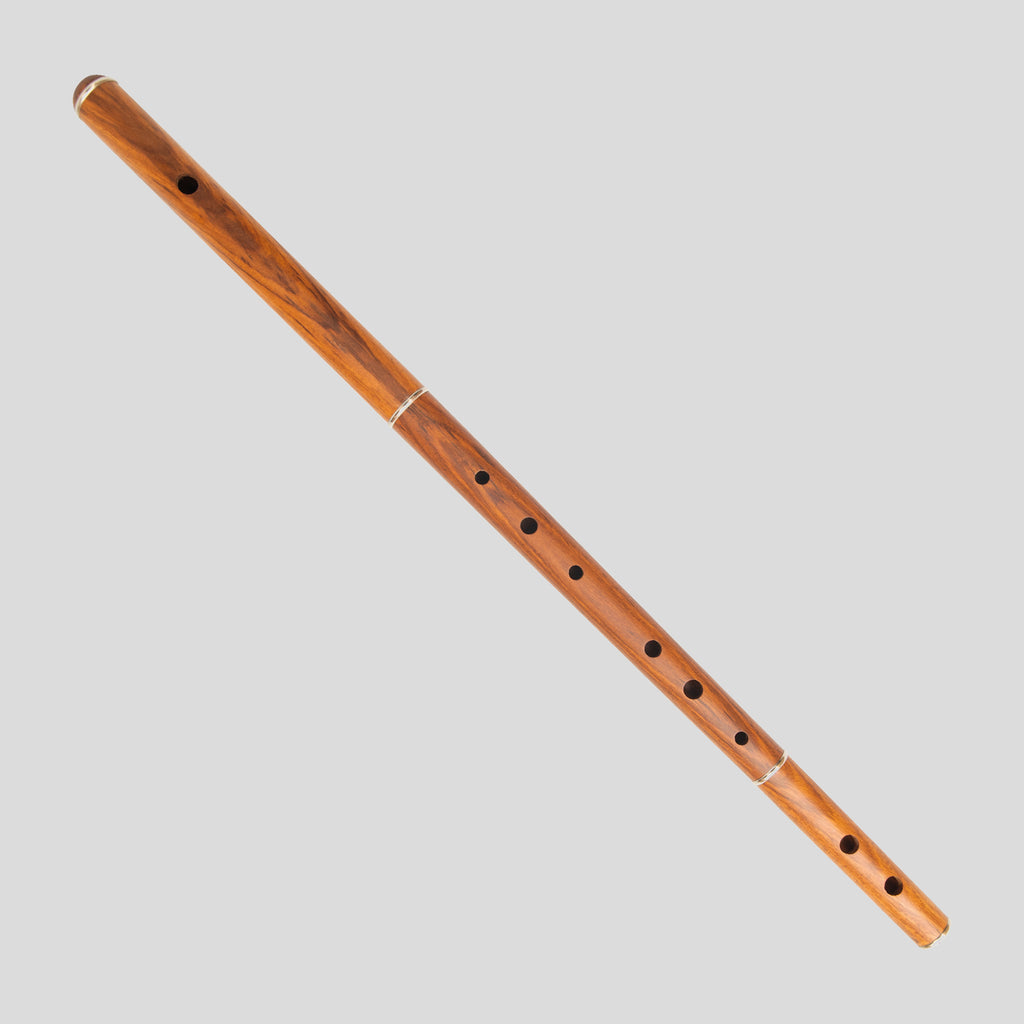 Irish Flute D tune Rosewood Without Tuning Slide with Padded Pouch