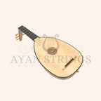 Lute Ukulele 6 Strings Tenor Left Handed - Stringed Instruments