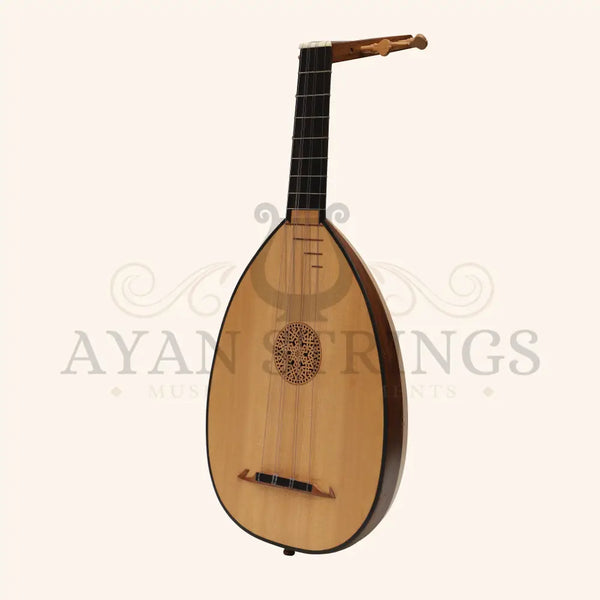 Lute Ukulele 6 Strings Tenor Variegated Rosewood Lacewood - Stringed Instruments