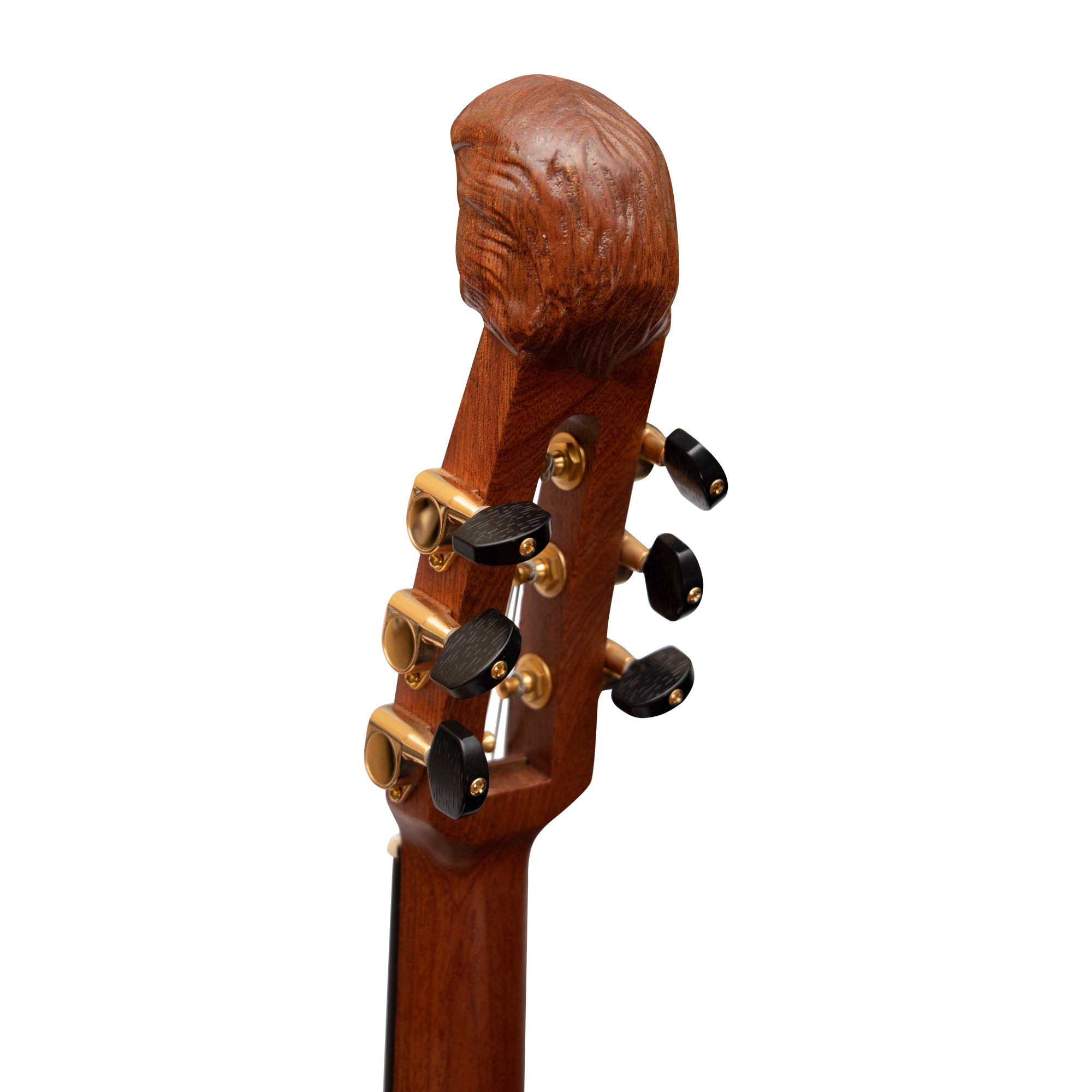 Lute Guitar, 6 String Variegated Lacewood Rosewood
