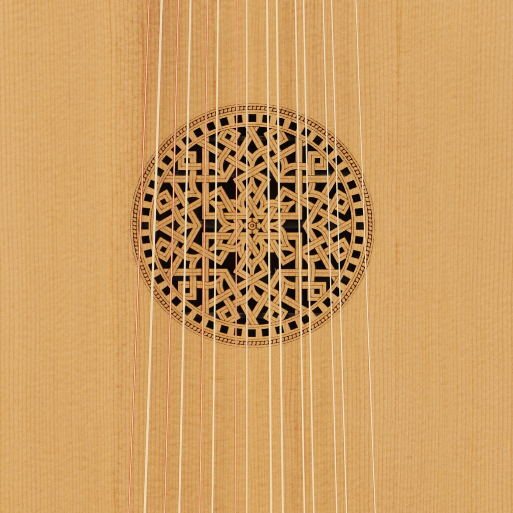 Muzikkon Renaissance Lute 8 Course Deluxe Right Hand After Hieber