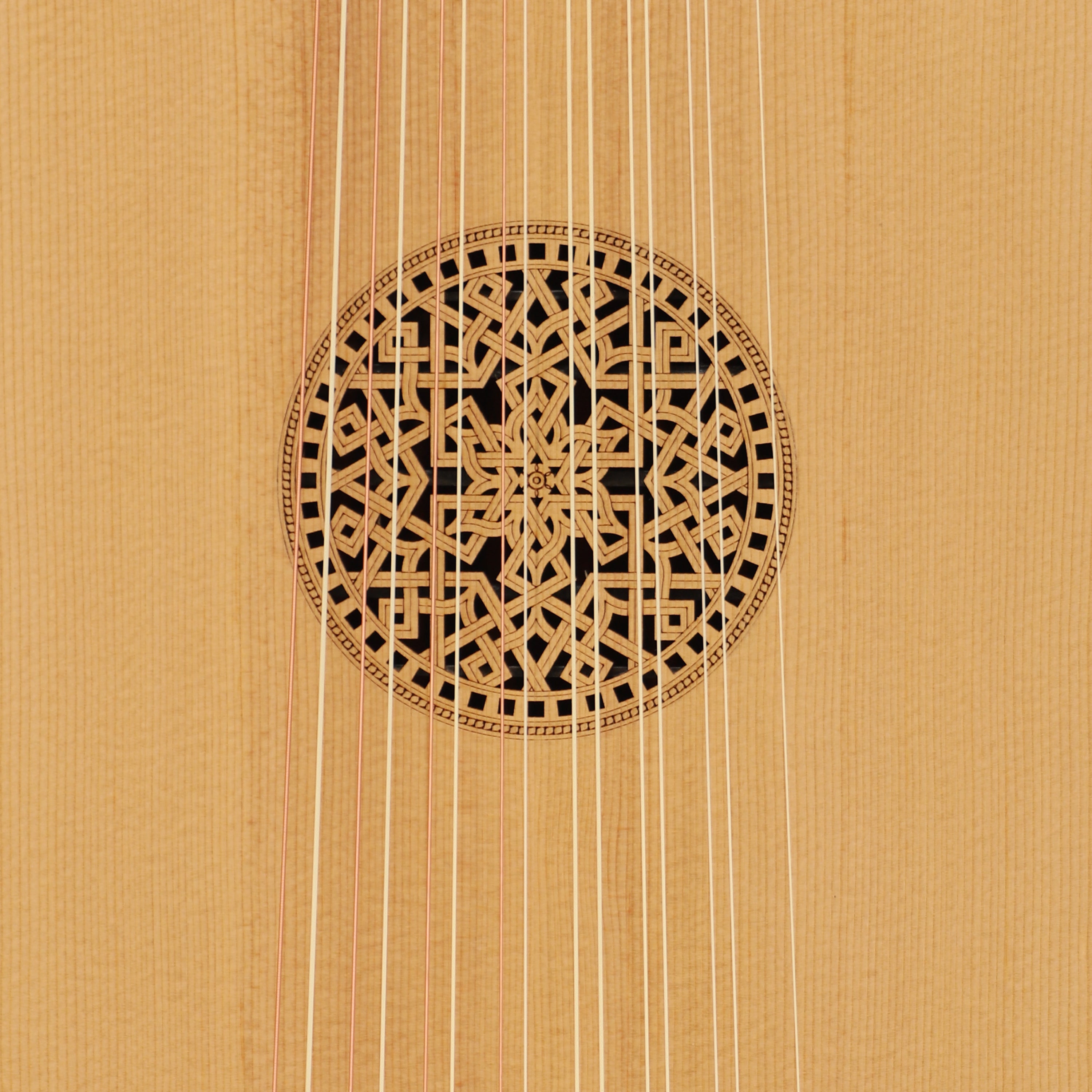 Muzikkon Renaissance Lute 8 Course Deluxe Right Hand After Hieber