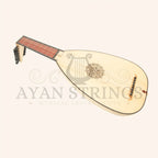 Luth Ebene 8 Course Renaissance Lute After Frei - Stringed Instruments