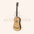 Luth Ébène Baroque Guitar After Voboam 5 Course - Rosewood - Stringed Instruments