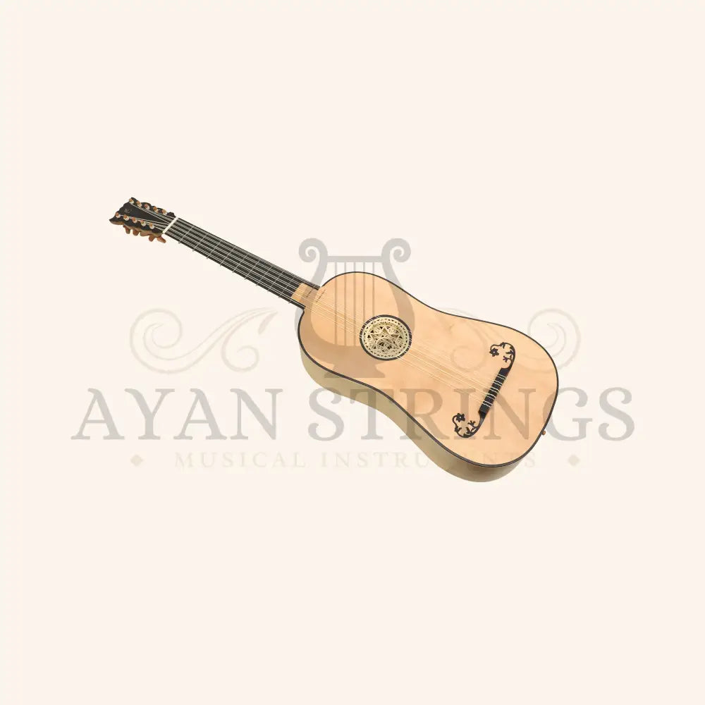 Luth Ébène Baroque Guitar After Voboam 5 Course - Stringed Instruments