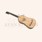 Luth Ébène Baroque Guitar After Voboam 5 Course - Stringed Instruments
