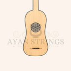 Luth Ébène Renaissance Guitar 4 course (1st course single string) - Stringed Instruments