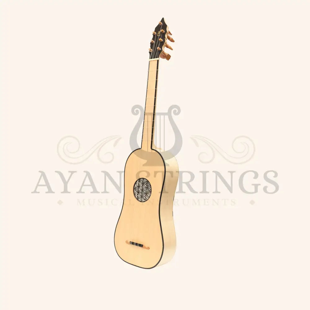 Luth Ébène Renaissance Guitar 4 course (1st course single string) - Stringed Instruments