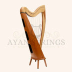 McHugh Atlas Harp 29 String Ash and Mahogany Roundback - Stringed Instruments